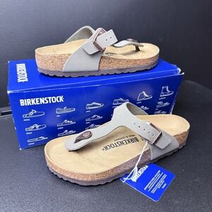 Birkenstock Women Gizeh Thong Sandal Stone Size 36 Women's 5 US Normal Fit